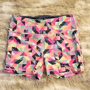 Victoria's Secret colorful exercise shorts. Size XS.